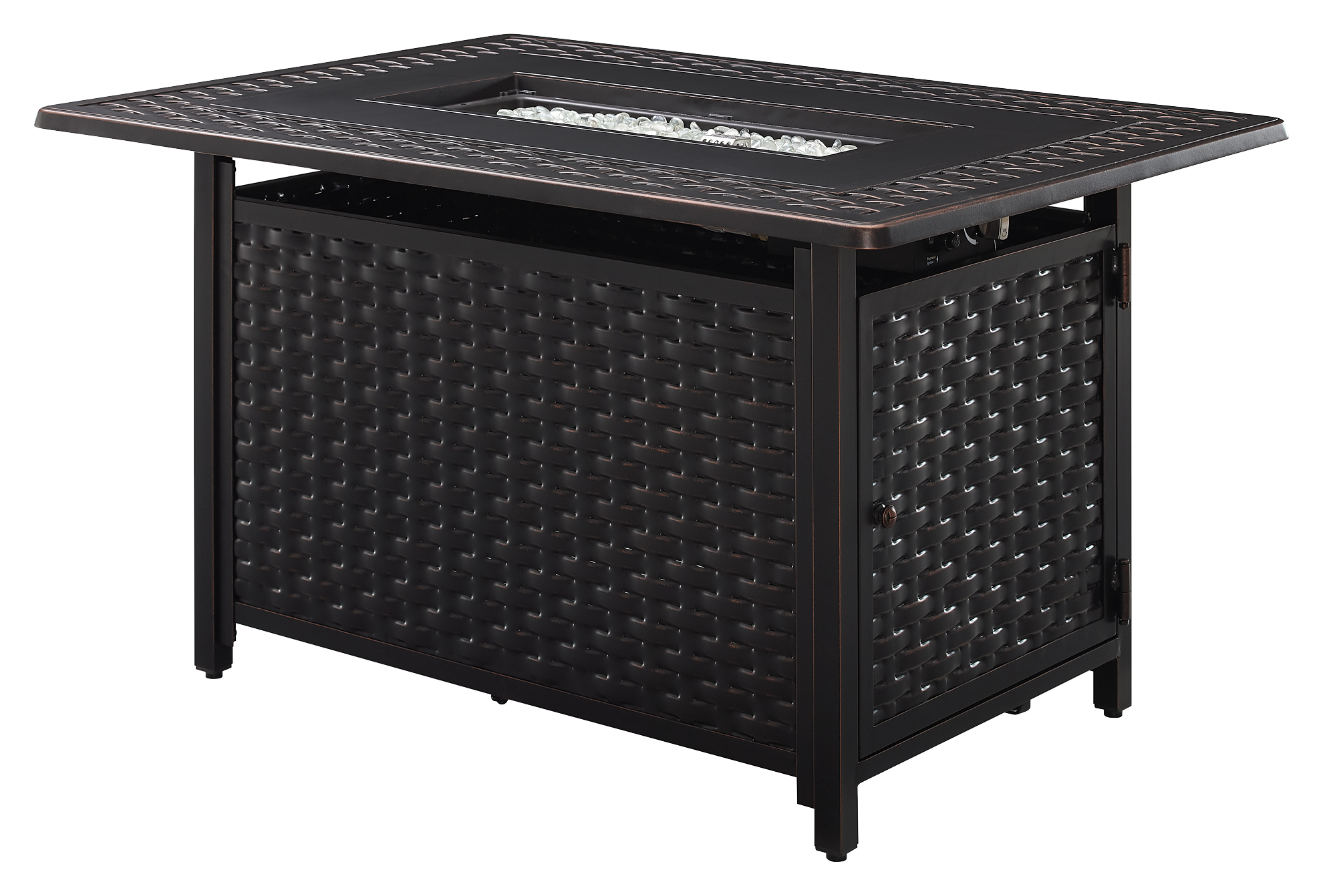 Fire Sense Albany Aluminum Rectangular Liquid Propane Gas or Natural